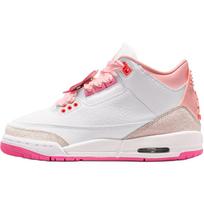 Air Jordan 3 Retro GS Spring Flowers Kids Sneakers Pink Pearl-Pink Hyper-Orange-Pink-Bloom-Pink-Glow-Light-Aqua-Sail II0599-600 37.5
