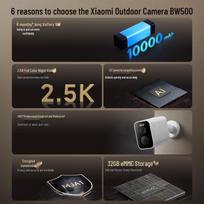 Xiaomi BW500 Outdoor 2.5K Wireless Battery Security Camera (CN version)