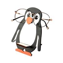 Artistic Oaken Desktop Planner Combines Phone Stand Glasses Rest Environmentally Safe Even gray