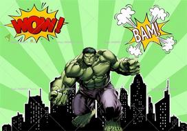 Keršytojai Hulk Tema Gimtadienio Fono Dekoracija Berniuko Gimtadienio Šventės Dovana Fotografijos Fonas Kūdikio Krikšto Šventės Vėliava Studija 47.2x31.5inch/120*80cm white