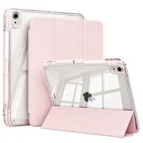 Tablet Case for Apple iPad (A16) 11th Generation 11 Inch 2025 / 10th Generation 10.9 Inch 2022 Transparent Back Smart Cover (as the picture,iPad 10th 11th (A16)) white