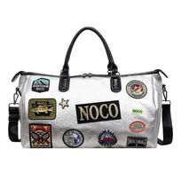 New retro travel bag large capacity business trip commuter luggage bag fitness storage bag locomotive big bag juoda