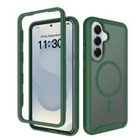 Front + Back 360 Shockproof Case for Samsung Galaxy S26 Plus Ultra A17 A37 A57 A16 A26 A36 A56 For Magsafe Clear Bumper Cover For Samsung S26 violetinė