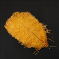 1vnt amatams Stručio plunksnos Natūrali oda Spalvinga Plumas Decor Stručio stalo centriniai elementai 20-25cm orange