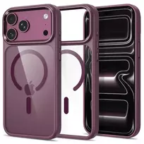 Tech-Protect MAGMAT MAGSAFE CC IPHONE 17 PRO / 18 PRO DARK CHERRY/CLEAR