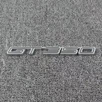 1 vnt. 3D metalinis automobilio lipdukas GT bagažinės sparno logotipas Decals For Mustang Shelby GT GT350 GT500 Ženkleliai Emblemos Dalys Aksesuarai gray