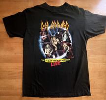 Def Leppard Band The 7-Day Weekend Unisex Cotton Adult T-Shirt GS325 Unisex T-Shirt XXL gray