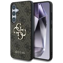 GUESS Big 4G Logo Classic Case for Samsung Galaxy S25 Plus Brown