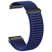 QuickFit 22mm 26mm Fenix 8 Watch Band For Garmin Fenix E 8 47mm 51mm 7 7X 6 6X/Epix Pro/Enduro 3 Sport Nylon Strap Bracelet QuickFit 22mm tamsiai mėlyna spalva
