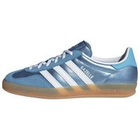Gazelle Wmns Adidas Originals Indoor 'Blue Metallic Gum' Women's JS1407 37 gray