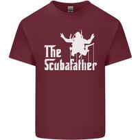 The Scuba Father Day Funny Diving Diver Unisexs Light Cotton TShirt S white