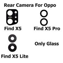 New Rear Camera Glass Lens For Oppo Find X5 Pro Lite Back Camera Glass With Glue Sticker Repair Parts CPH2371 PFFM10 CPH2307 Find X5 Lite black