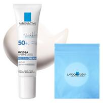 La Roche-Posay Uvidea Anthelios Sun Cream Melt-in Cream SPF50+ PA++++ 30ml + Cotton Pads 30p Set, 1 pcs white