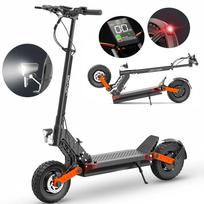 Joyor S10-S-Z 2000W Dvigubos traukos elektrinis paspirtukas, 25-60 km/h, 18Ah baterija, iki 65 km atstumas, 10 colių hidrauliniai stabdžiai, sulankstomas visureigis juoda