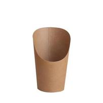 50pcs Popcorn Boxes Disposable Kraft Paper Slant Cup Oil-proof Thickened Ice Cream Cup Water Proof Snack Cups Party 12 OZ juoda