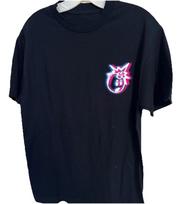 The Hundreds Adam Bomb Grafika Juoda 2 Pusių Grafika Unisex Marškinėliai XXXXL black