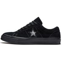 Converse One Star Suede OX Slip Resistant, Lightweight, And Breathable Low top Skateboard Shoes Unisex Black 165956c 35 black