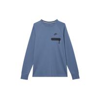 Nike Sportswear Tech Fleece Men's Crew Neck Sweatshirt Blue FD9881-491 S gray