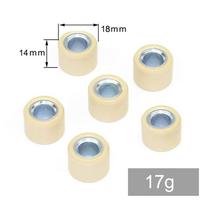 6Pcs/Set 18x14mm Variator Roller Weights Motorcycle Drive Pulley  DIY Accessories 14g