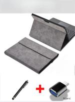 Clutch case for Microsoft Surface Pro 8 with keyboard compartment Only set without keyboard. Surface Pro 8 grey pilka