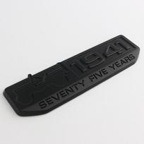 1941 Logo 75th Anniversary Jeep Wrangler Compass Emblem Car Body Tail Sticker 1941 Emblem black
