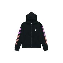 OFF WHITE Marker Zip Hoodie OMBE001R21FLE0021032 L juoda