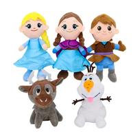 Šaldytos Elzos ir Anos pliušinės lėlės, įkvėptos filmo, animacinis Olafo minkštas žaislas- Prince a 29cm 1pcs