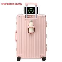 HPX2090 20-inch Smart Carry-On Luggage with USB & Cup Holder white