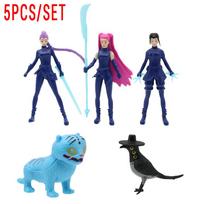 Kpop Demonas Medžiotojas Anime Figūrėlės PVC Modelis Stalas Mielos Mergaitės Veiksmo Figūrėlės Žaislai Dovanai Kolekcionuoti Figūrėlės Lėlės Vaikų Kalėdinės Dovanos beige