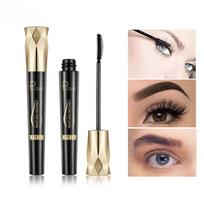 Mascaras 4D Silk Fibre Lash Mascara Curling Volume Blakstienos vandeniui atsparus Rimel Lash Extension Blakstienų tušas juoda