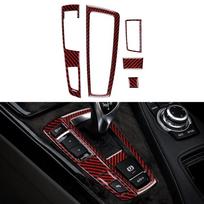 Carbon Fiber Gear Shift Collar Trim for BMW 6 Series M6 F12 F13 F06 2012-2018 Interior Accessory b black juoda