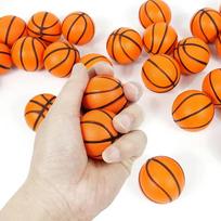 Sports 6PCS Mini Basketball Bouncy Stress Balls, Bulk Fidget Toys, School Rewards  Party Favors for Kids United States brown