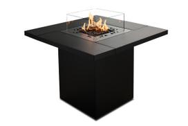 Kvadratinis stalas – 2-in-1 dujinis židinio stalas