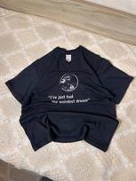 Guinness Surreal Squirrel Dream Quote Vintage T Shirt Y2K Mens Size L Black Unisex T-Shirt XXXXL white