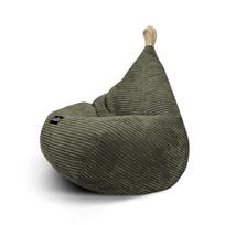 Vaikiškas sėdmaišis Qubo Tiny Drop FIT, Moss, 76 × 50 × 70 cm