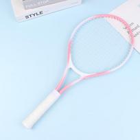 1Pc Unisex Professional Tennis Racket for Children Shockproof Beginner Tennis Racquet Interactive Parent-Child Tennis Training šviesiai mėlyna spalva