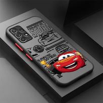 Žaibas Makvynas telefono dėklas, skirtas Samsung Galaxy A16 A73 A33 A53 A34 A36 A14 A23 A54 A35 A56 A55 A52S A72 A15 A17 Galaxy A33 5G gray
