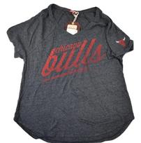 Mitchell & Ness Womens NBA Chicago Bulls Basketball Top Shirt NWT M 2XL gray
