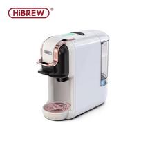 HiBREW 5-in-1 kapsulinis kavos aparatas, 20 barų espreso aparatas, karštos ir šaltos kavos aparatas, suderinamas su Nespresso, Dolce Gusto ir maltomis kavomis balta