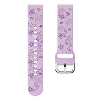18mm Engraved Watch Band For Garmin Venu 3S 2S Strap Forerunner 265S Sport Bracelet Women Pattern Replacement Accessories Garmin Venu 3S