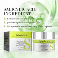 Salicylic Acid Acne Treatment Cream 1.76oz, Pimple Control & Dark Spot Repair Moisturizer for Face, Non-Greasy, Sensitive Skin, Unisex