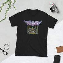Wings retro video game Amiga C64 plane fly sim Short-Sleeve Unisex T-Shirt S black