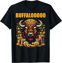 Laimingo Bizonų Kazino Lošimo Automato BUFFALOOOOO Lošimo Unisex Marškinėliai Unisex Marškinėliai XXXXL brown