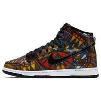 Concepts X Nike SB Dunk High Stained Glass 313171-606 42.5 black