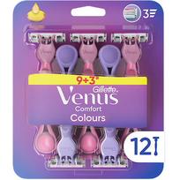 Gillette Venus Comfort Colours Vienreizlietojamie Skuvekļi, 12 gab 80894564
