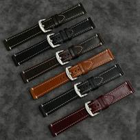 Huawei GT3/GT5/GT4/2 Genuine Leather Oil Wax Watch Strap with Buckle 18mm