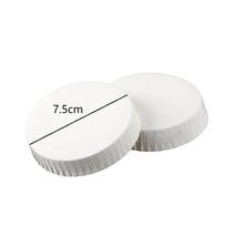 100 vnt. Vienkartinis stiklinis puodelis su popieriniu dangteliu Gėrimams Kava Arbata Puodelis su popieriniu dangteliu Viešbučiui Kavinukei Restoranui 60mm