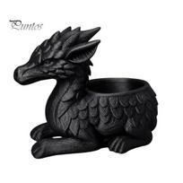 3D Printed Flower Pot Dragon Planter Pot, Mini Succulents Herb Plants Desk Indoor Outdoor Container, Home Balcony Desktop Decoration Small juoda