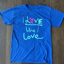Collection Coldplay I Love Who I Love Tour Gift For Fan S to 5XL T-shirt TMB4374 XXL blue
