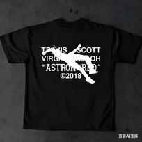 Travis Scott X Virgil Abloh Astroworld 2026 Graphic Tee Vintage Rap Hip Hop Streetwear Shirt Th XXL white